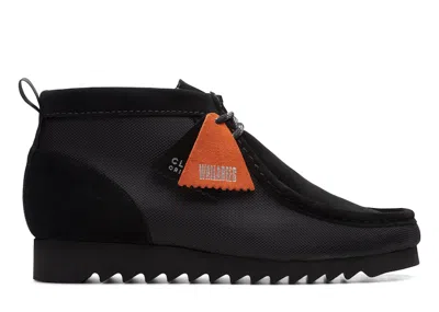 Pre-owned Clarks Men's  Originals Wallabee Ftre Sneakers In Black Combi