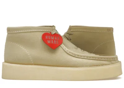 Pre-owned Clarks Men's  Originals Wallabee Made Human Made Sneakers In Maple