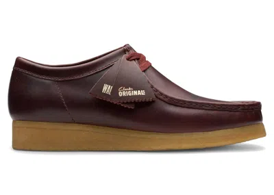 Pre-owned Clarks Men's  Originals Wallabee Sneakers In Deep Red