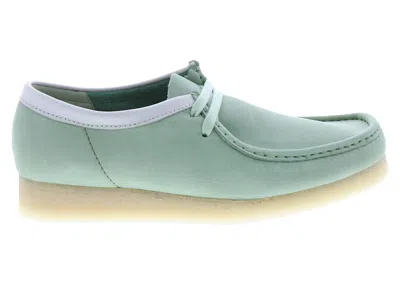 Pre-owned Clarks Men's  Originals Wallabee Sneakers In Pale Green