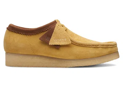 Pre-owned Clarks Men's  Originals Wallabee Sneakers In Yellow/combination In Multi
