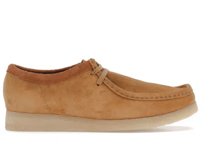 Pre-owned Clarks Men's  Originals Wallabee Suede Sneakers In Oakmoss