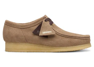 Pre-owned Clarks Men's  Originals Wallabee Suede Sneakers In Wolf