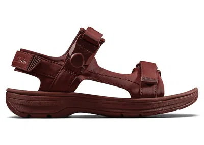 Pre-owned Clarks Men's  Sandal 2 Martine Rose Textile Sneakers In Ox Blood