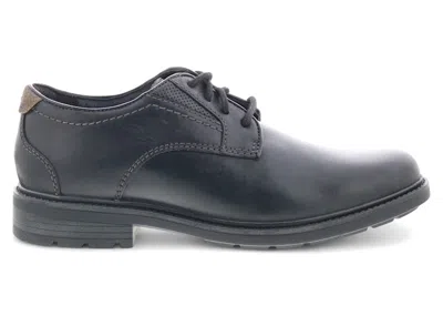 Pre-owned Clarks Men's  Un Shire Low Leather Sneakers In Black