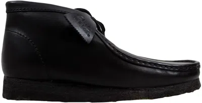 Pre-owned Clarks Men's  Wallabee Boot Sneakers In Black Leather