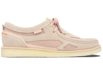 Pre-owned Clarks Men's  Wallabee Union La Sneakers In Cameo Rose