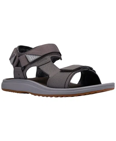 Clarks Men's Cloudsteppers Breeze Trail Sandals In Gray