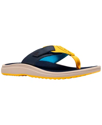Clarks Men's Cloudsteppers Riptape Breeze Sandals In Blue