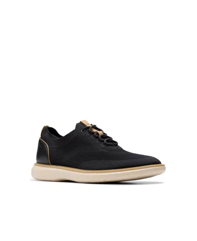 Clarks Men's Collection Brantin Knit Shoes In Black Knit
