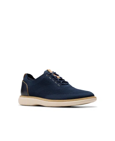 Clarks Men's Collection Brantin Knit Shoes In Navy Knit