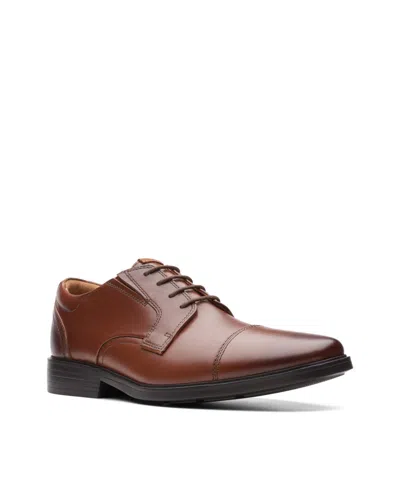 Clarks Wide Width Dresslite Cap Toe Oxford In Brown