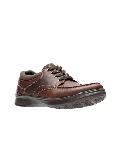 Clarks Men's Collection Cotrell Edge Shoes In Brown Oily Leather