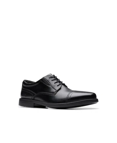 CLARKS MEN'S COLLECTION DRESSLITE CAP DRESS SHOES