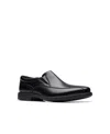 Clarks Men's Collection Whiddon Lace Up Oxford Dress Shoe In Black Leather