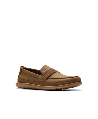 Clarks Men's Collection Flexway Band Shoes In Beeswax Leather