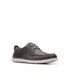 Clarks Men's Collection Flexway Lace Slip On Shoes In Light Gray Leather