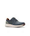 Clarks Men's Collection Motion Trek Pt Shoes In Navy Combi Nubuck