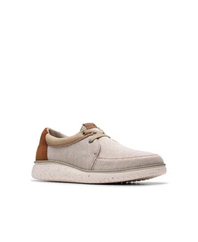 Clarks Men's Collection Relax Lite Lace Shoes In Sand Textile