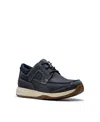 Clarks Collection Men's Sailview Lace Shoes In Navy Nubuck