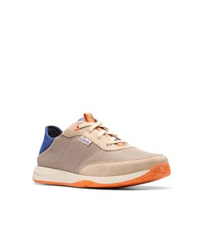Clarks Men's Collection Sailview Sport Shoes In Sand Combi Nubuck