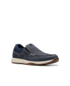 Clarks Men's Collection Sailview Step Slip On Sneaker In Navy Nubuck