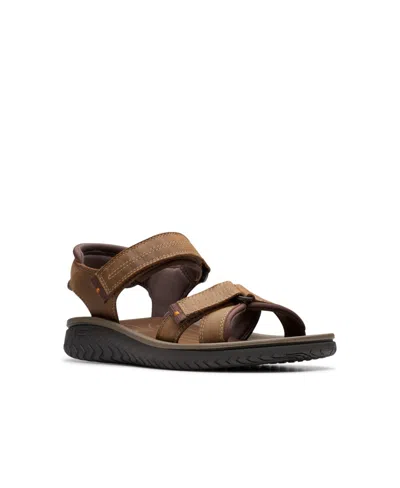 Clarks Men's Collection Wesley Shore Sandals In Beeswax Leather