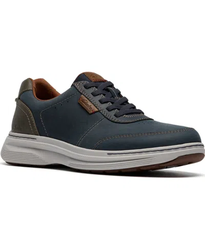 Clarks Men's Craftwell Lace Casual Sneakers In Blue