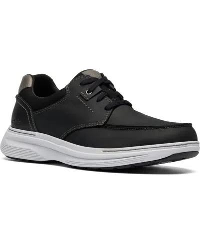 Clarks Men's Craftwell Moc Dress Casual Lace Up Sneakers In Black