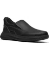 Clarks Men's Craftwell Step Dress Casual Slip On Sneakers In Black