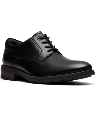 Clarks Men's Emmet Plain Toe Dress Shoe In Black