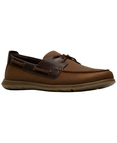 Clarks Men's Flexway 2eye Lace-up Shoes In Brown
