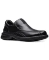 Clarks Gessler Step Leather Loafer In Black Leather