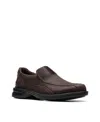 Clarks Gessler Step In Dark Brown Leather