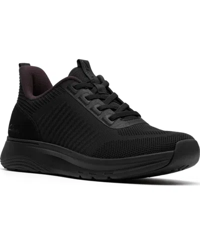 Clarks Men's Motion Trek Lt Casual Lace Up Sneakers In Black