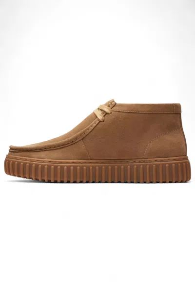 Clarks Men's Shoe  173663 Dark Sand In Brown