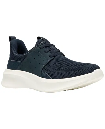 Clarks Solevana Easy Men's Shoes Navy: 9 Ee - Wide, Synthetic In Blue