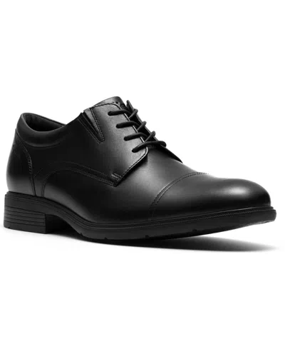Clarks Men's Steadwell Cap Dress Shoe In Black
