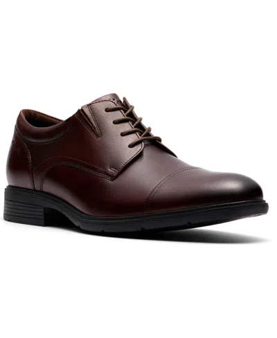Clarks Men's Steadwell Cap Toe Dress Shoe In Brown