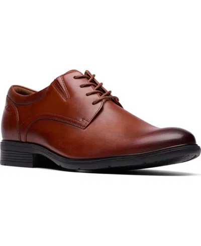 Clarks Men's Steadwell Lace Up Dress Shoe In Brown