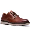 Clarks Men's Weltridge Low Dress Casual Derby Shoe In Brown