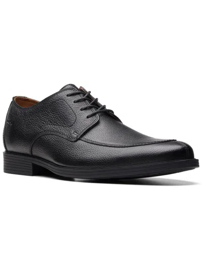 CLARKS MENS LACE UP LEATHER OXFORDS