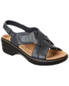 Clarks Merliah Echo Leather Heeled Sandal
