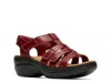 Clarks Merliah Ruby Sandal In Red