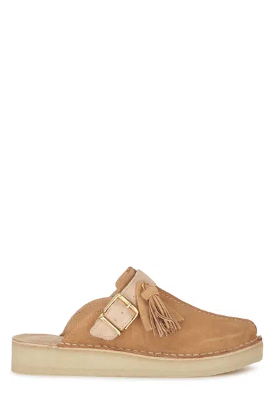 Clarks Mocassini In Light Tan Combi