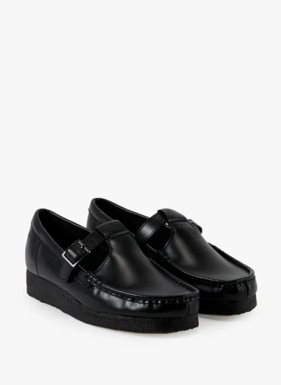 Clarks Mocassins En Cuir In Black