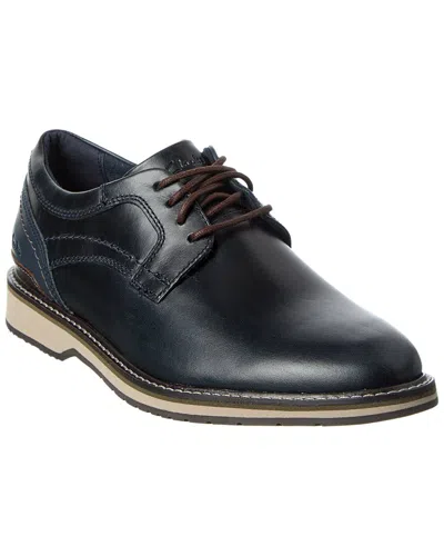 Clarks Monahan Plain Leather Oxford In Black