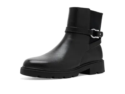 Clarks Montigo Bay Women's Boots Black Leather: 8.5 B - Medium