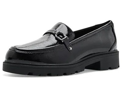 Clarks Montigo Step Women's Flat Shoes Black Patent: 8.5 C - Wide, Full Grain Leather