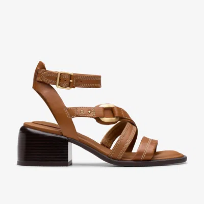 Clarks Morwyn Strap In Brown